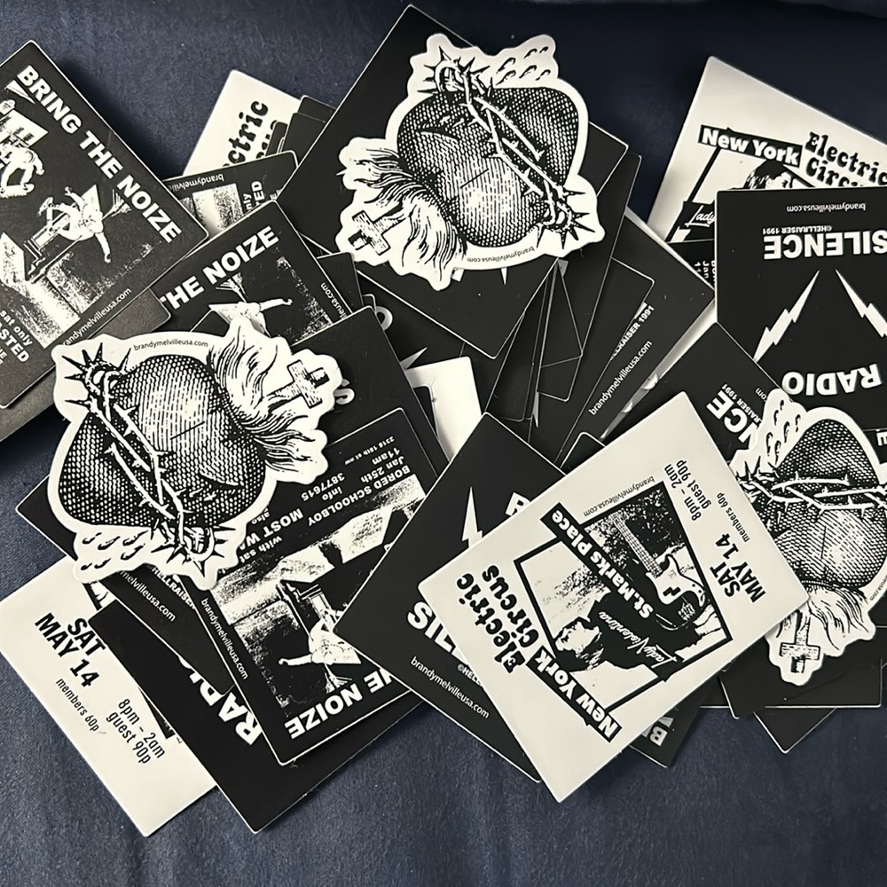 3 mystery stickers